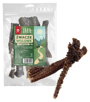 Produktbild von MACED Getrocknete Rinderpansen Hundesnack 200g