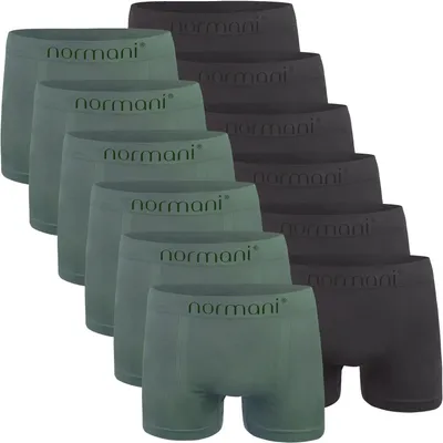 Produktbild von normani 12 Stück Mikrofaser-Boxershorts für Herren