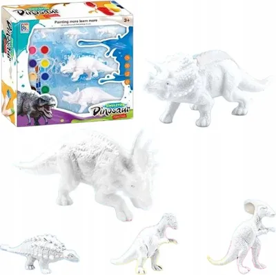 Produktbild von 3D-Dinosaurier-Figur-Dekorationsset, kreative Pinsel