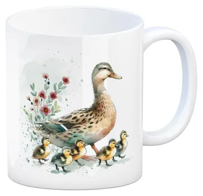 Produktbild von Ente mit Küken Kaffeebecher