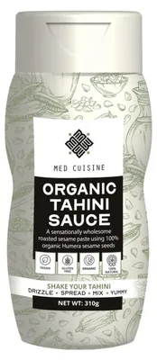 Obrázek produktu pro MED CUISINETahini 310 g – 100% přírodní sezamová pasta, veganská a bez lepku