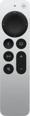 A product shot of a remote control.