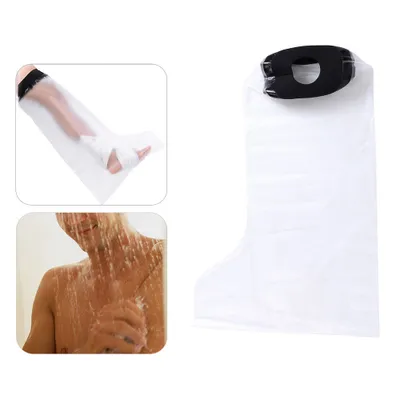 Obrázok produktu pre Vodotesný obväzový chránič Rana Zlomenina nohy Noha Koleno Kryt pre sprchu Dospelý dlhý noha