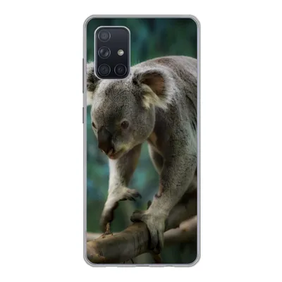 Produktbild von MuchoWow® Handyhülle Schutzhülle Hülle für Samsung Galaxy A51 5G Koala - Baum - Klettern - Kinder - Jungen - Mädchen Silikon Softcase Handy Hülle - Abbildung