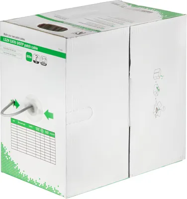 Produktbild von Deltaco TP-48BH, 305 m, Cat6, U/UTP (UTP), Grau