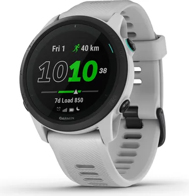 Produktbild von Garmin Forerunner 745 weiß-schwarz GPS-Lauf-/Triathlonuhr