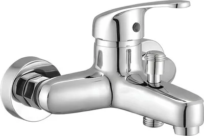 Produktbild von Avizar, Badewannenarmatur Messing verchromt tropffrei, Silber