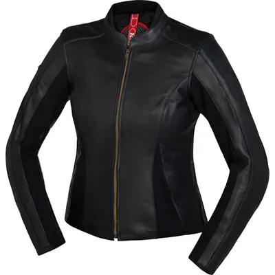 Produktbild von IXS Aberdeen Damen Motorrad Lederjacke, schwarz, 38