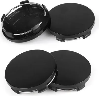 Zdjęcie produktu dla Kołpaki piasty - Czarne - 60 mm 56 mm - Zestaw 4 - Kołpaki piasty