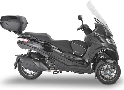 Produktbild von Givi Piaggio Mp3 Hpe 400/sport 400/530 Exclusive 2022-2023 Topcase Heckmontage Silber  Silber One Size