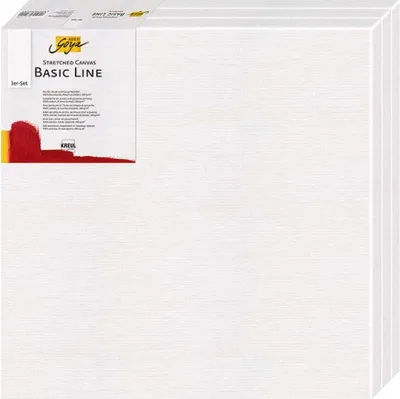 Produktbild von KREUL SOLO GOYA, Lackierung, Vorgestreckte Leinwand, Weiß, Baumwolle, 380 g/m², 150 mm