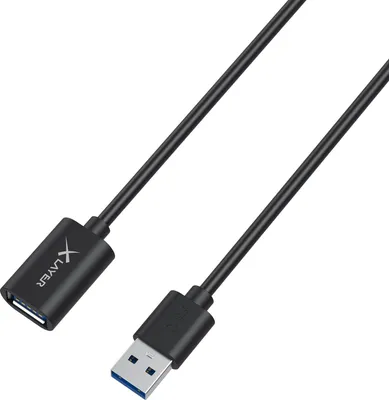 Produktbild von Xlayer Kabel Colour Line Verlängerungskabel USB to USB 1.5 m