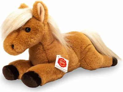 Produktbild von Teddy Hermann Pferd liegend 34 cm Kuscheltier