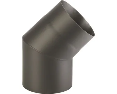 Obrázek produktu pro Koleno kouřové 200/45 mm černé silnostěnné
