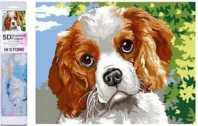 Produktbild von Norimpex Diamant-Malerei Hundeaugen 30x40cm