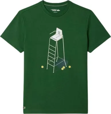 Productafbeelding van Lacoste T-shirt, sportief model, ronde hals, voor heren, groen