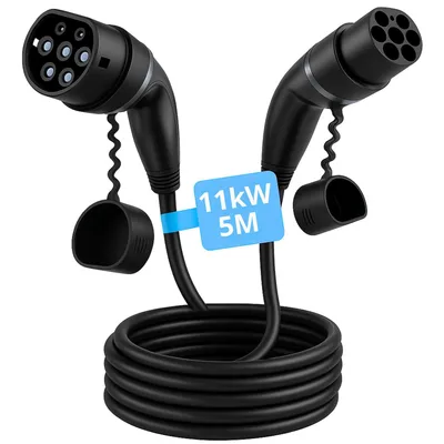 Produktbild von Loady Typ 2 Ladekabel 11kW, 3-phasig, 5m, Modus 3, 16A, Typ 2 auf Typ 2 EV Ladekabel für Elektroauto