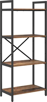 Produktbild von vidaXL Bücherregal Altholz 56 x 34 x 133,5 cm Holzwerkstoff
