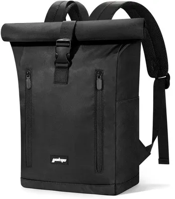 Productafbeelding van Rolltop Rugzak - Waterdicht en uitbreidbaar - Zwart