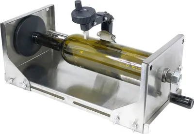 Produktbild von DIY Flaschenschneider Set, Glasflaschen Schneidegerät für Wein, Bier & Whisky, verstellbar, stabil, Bastelset für Kerzenhalter & Pflanzenständer