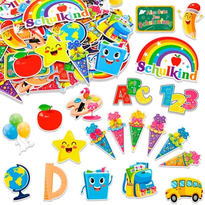 Productafbeelding van 100 Stuks Confetti voor Schoolverjaardag Deko Tafelversiering