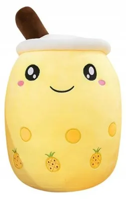 Produktbild von Granda Plüschtier Bubble Tea Ananas Lachender Becher 70cm