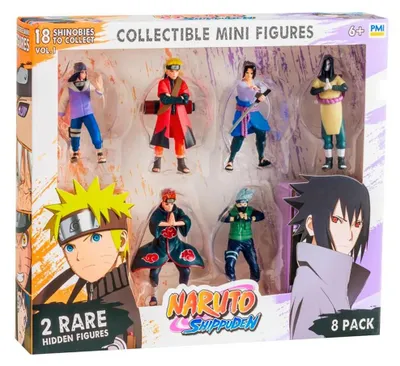 Immagine prodotto di Naruto Shippuden Mini Figure Set di 8 - Collezione Ver.B