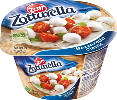 Zdjęcie produktu dla Zott Zottarella Minis Classic Mozzarella Ser 150 g