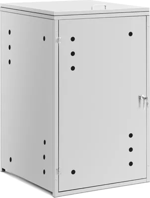 Produktbild von Expondo Uniprodo Mülltonnenbox - 240 l - Luftlöcher