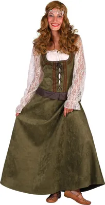 Produktbild von Maid Marian Kostüm grün Größe: L