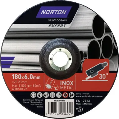 Produktbild von Expert Schruppscheibe Norton Ø 180x22,23 mm, 10 Stück