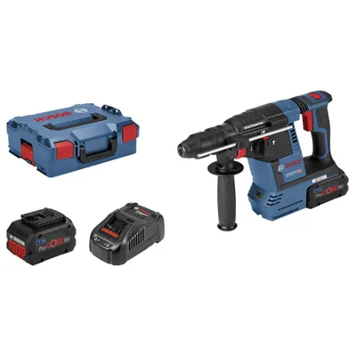 Obrázok produktu pre Bosch GBH 18V-26F PROFESSIONAL, SDS Plus, Čierna, Modrá, Červená, Bezkartáčový motor, 2,6 cm, 980 ot/min, 2,6 J