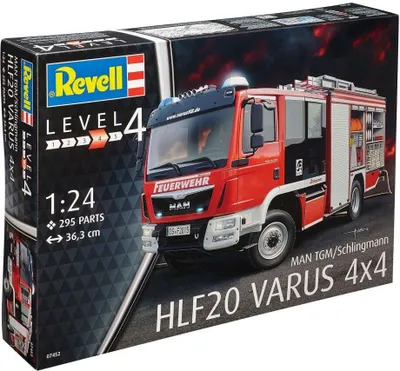 Produktbild von Revell 07452 Feuerwehr-Auto Schlingmann HLF 20 Varus 4x4 Bausatz