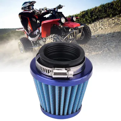 Obrázek produktu pro 44mm vzduchový filtr pro čtyřkolku Gy6 150 ccm, čtyřkolku, motokáru, buggy, skútr, moped (modrý)