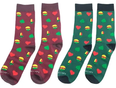 Imagen del producto de Omgoods - Calcetines para actividades al aire libre, estilo bávaro, set de 2