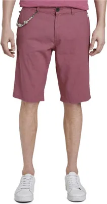 Image de Hommes Tom Tailor Bermuda en lin rose W30
