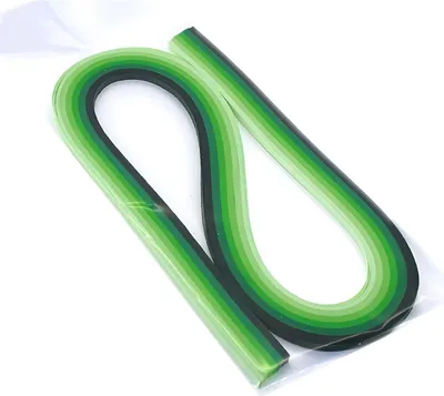 Obrázek produktu pro Papírové proužky pro quilling, s barevným přechodem, šířka 5 mm, 120 kusů, vhodné pro kreativní tvoření