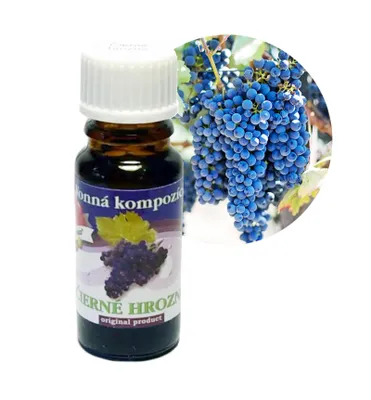 Produktbild von Duftöl mit saftigem und frisch-fruchtigem Aroma Schwarze Traube, 10 ml