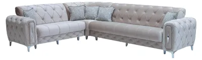 Produktbild von ECKSCHLAFSOFA Patna Beige - Langer Schenkel Rechts
