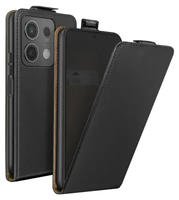Obrázek produktu pro Avizar, magnetické pouzdro s klopkou pro telefon Redmi Note 13 5G, s kapsou na karty, černé barvy