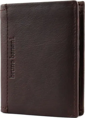 Produktbild von bruno banani Leder Geldbörse Arizona Wallet High with Flap Brown braun