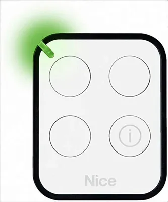 Productafbeelding van Nice SPA ERA ONE T afstandsbediening, 3-kanaals, 433,92 MHz, bidirectioneel. Code: A/V (21,84)