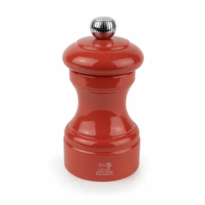 Imagen del producto de Peugeot Bistro, molinillo de sal de 10 cm, madera lacada en color terracota