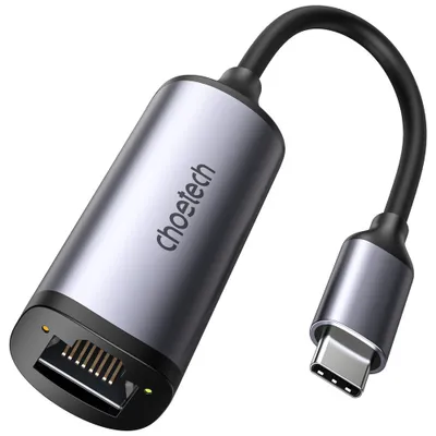 Produktbild von Choetech externer USB Typ C Netzwerkadapter - RJ45 2.5Gbps