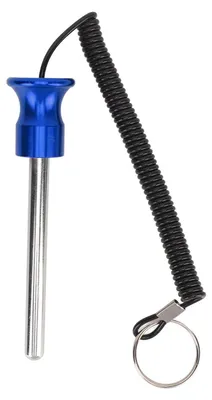 Productafbeelding van Fitnessstudio-gewichtsstapel-pen met draagriem, verbeterde veiligheid, vergrendelingsmechanisme, accessoires voor training, fitnessoefeningen, blauw, 10 mm, 100 mm