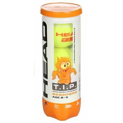 Image de Tête T.I.P Orange 3pcs balles de tennis tube d'emballage 3 pcs
