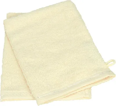 Produktbild von A&R 001.50 | Waschhandschuh -Standard 100 /  16 x 22 cm - Farbe: Ivory - Größe: 16 x 22 cm