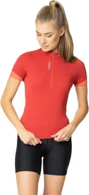 Produktbild von Odlo Essential Kurzarm-radtrikot Rot XS Damen Rot XS