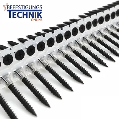 Produktbild von 3,5x35mm Schnellbauschrauben Feingewinde Magazinschrauben Gipskartonschrauben gegurtet 1M