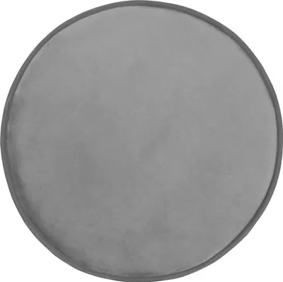 Produktbild von Domarex Runde Stuhlkissen Marie Foam 36 cm - Weich, Komfortabel und rutschfest für Hocker und Stühle, Ideal für Zuhause - grau